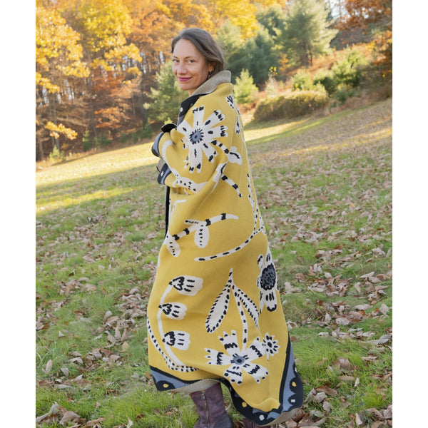 Knit Throw Blanket Botany 100 Egyptian Cotton Mineola Knitting